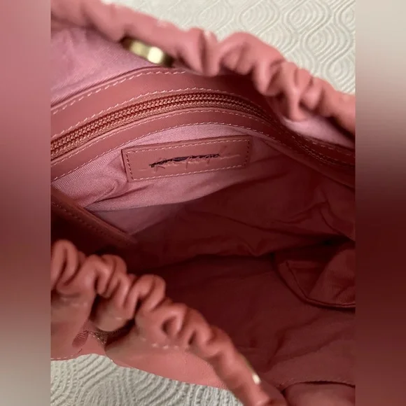 🆕 Free People Something Good leather shoulder bag in dusk coral - Picture 9 of 14